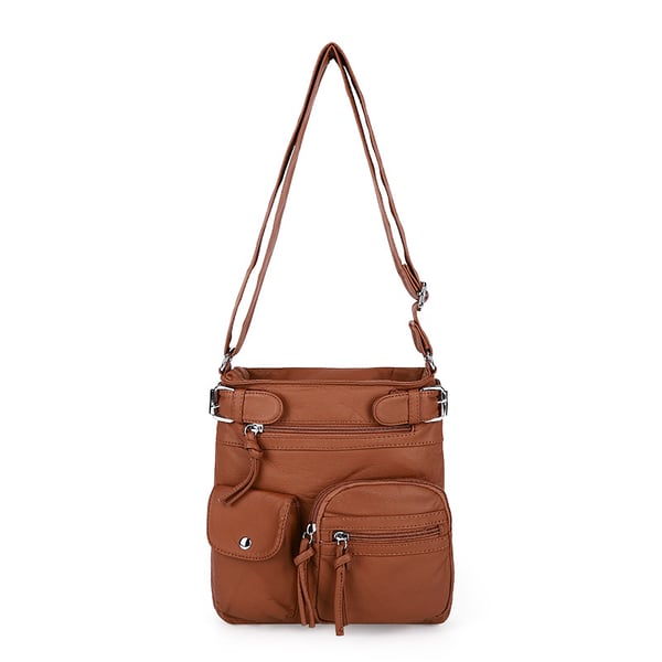 ⏰HOT SALE⏰Multi-Pocket Crossbody Bag Soft Leather Shoulder Purse Bag