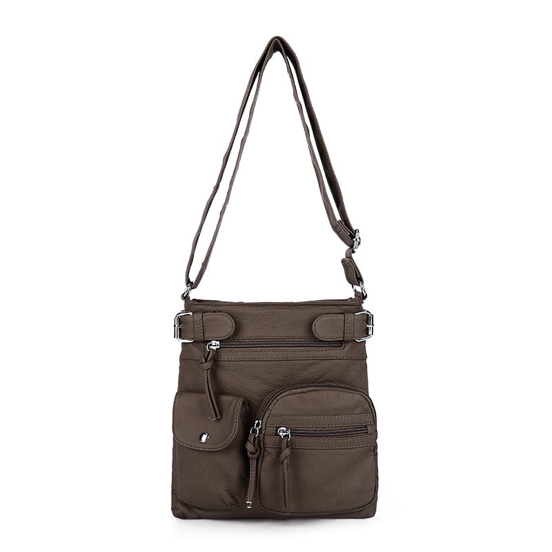 ⏰HOT SALE⏰Multi-Pocket Crossbody Bag Soft Leather Shoulder Purse Bag