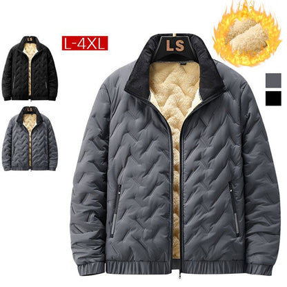 ❄️ Built for Winter | Men's Quilted Faux-Fleece Lined Jacket ⚡ Free Shipping