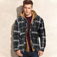 ❄️ Built for Cold Days | Men's Quilted-Lined Plaid Hooded Jacket ⚡ Free Shipping