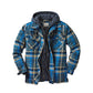 ❄️ Built for Cold Days | Men's Quilted-Lined Plaid Hooded Jacket ⚡ Free Shipping