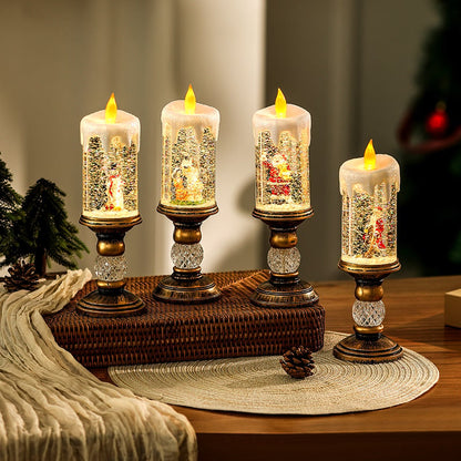 🎁Hot Promotion 49% Off🎅Christmas Candle Night Light🕯️