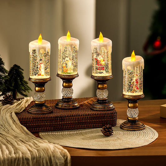 🎁Hot Promotion 49% Off🎅Christmas Candle Night Light🕯️