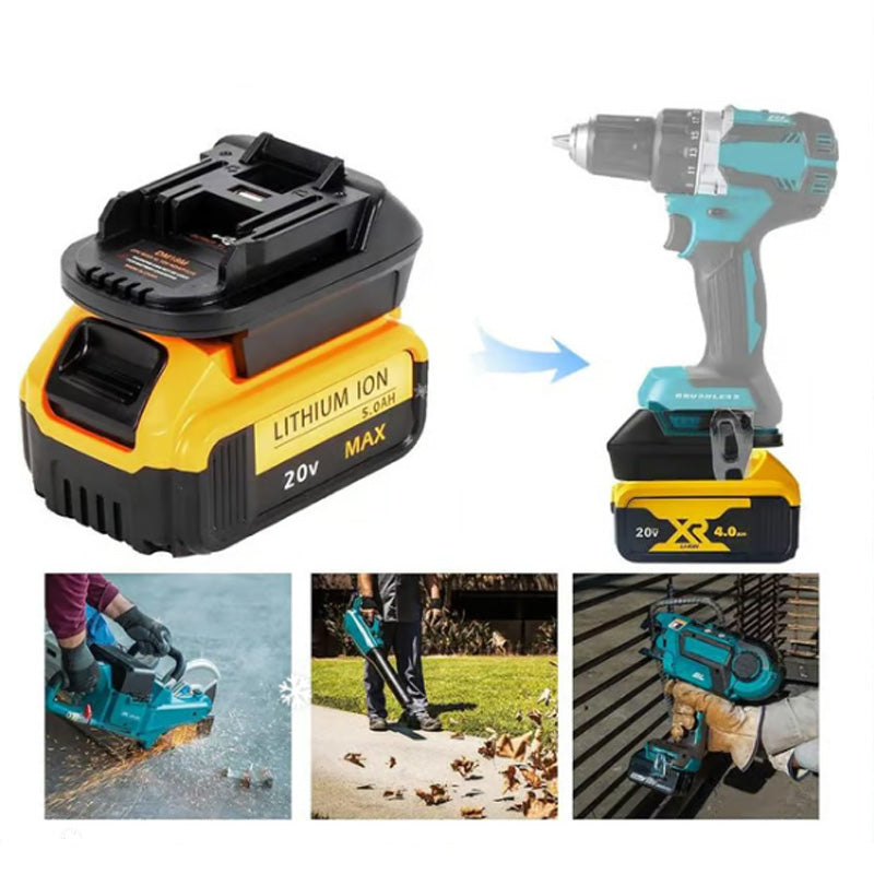Lithium Battery Adapter for 18V tools - High efficiency, universal compatibility, easy installation