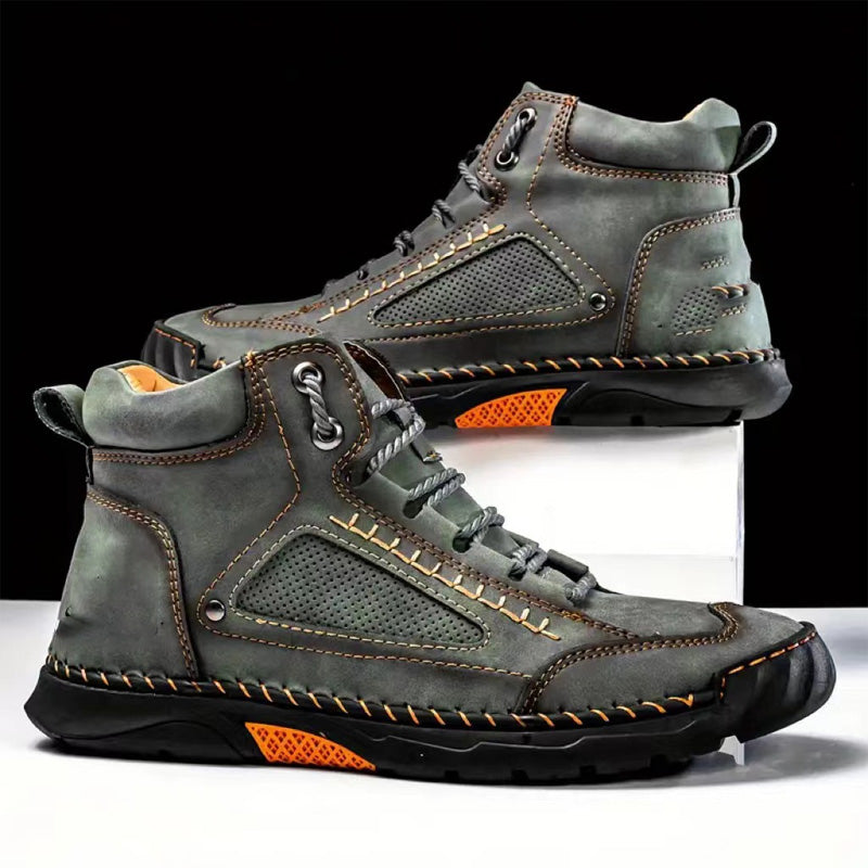 💥Hot Sale--50% Off💥Stylish Hand-Stitched Flat Sole Men's Boots💥Ultimate comfort💥