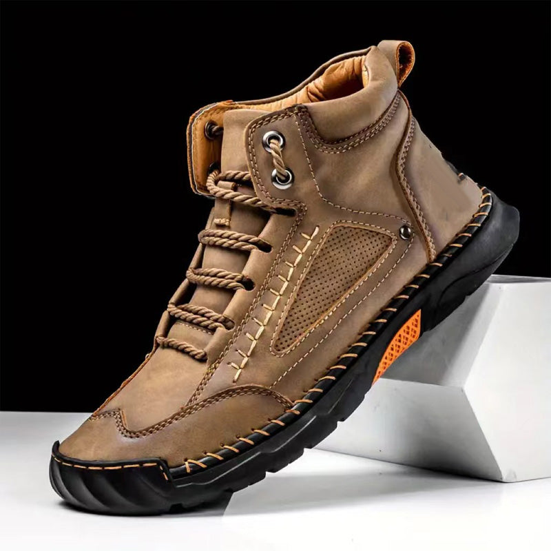 💥Hot Sale--50% Off💥Stylish Hand-Stitched Flat Sole Men's Boots💥Ultimate comfort💥