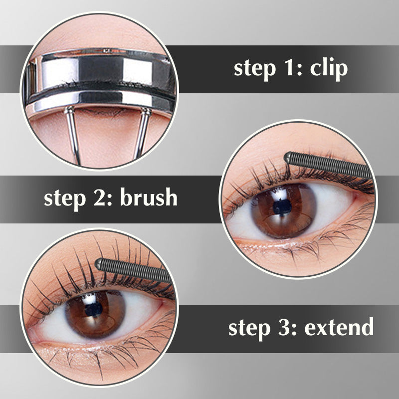 🎉3D Curling Metal Wand Mascara-Waterproof & Long-Lasting