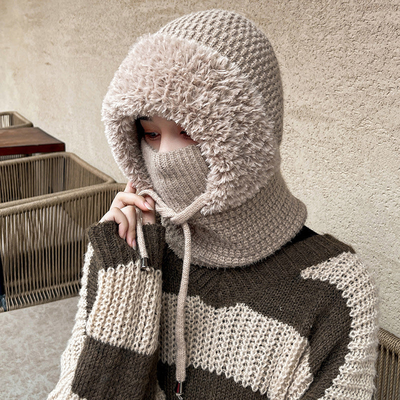 🔥HOT SALE 50% OFF🔥Women's Winter One-Piece Knitted Beanie Scarf Mask 3-in-1