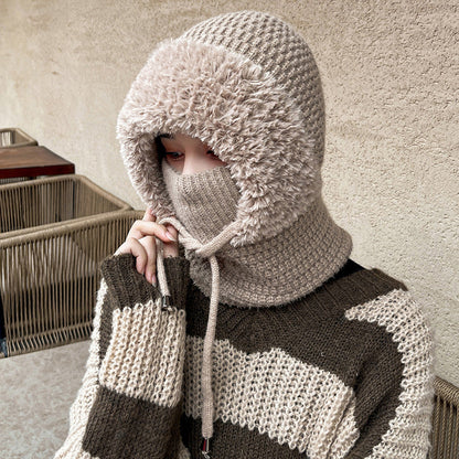 🔥HOT SALE 50% OFF🔥Women's Winter One-Piece Knitted Beanie Scarf Mask 3-in-1