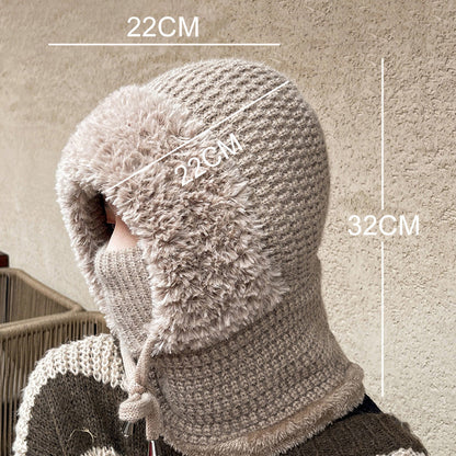 🔥HOT SALE 50% OFF🔥Women's Winter One-Piece Knitted Beanie Scarf Mask 3-in-1