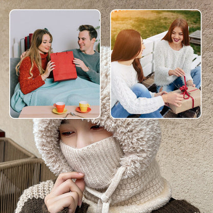 🔥HOT SALE 50% OFF🔥Women's Winter One-Piece Knitted Beanie Scarf Mask 3-in-1
