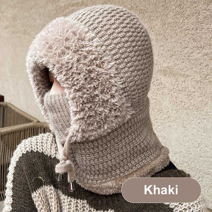 🔥HOT SALE 50% OFF🔥Women's Winter One-Piece Knitted Beanie Scarf Mask 3-in-1