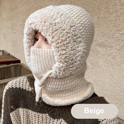 🔥HOT SALE 50% OFF🔥Women's Winter One-Piece Knitted Beanie Scarf Mask 3-in-1