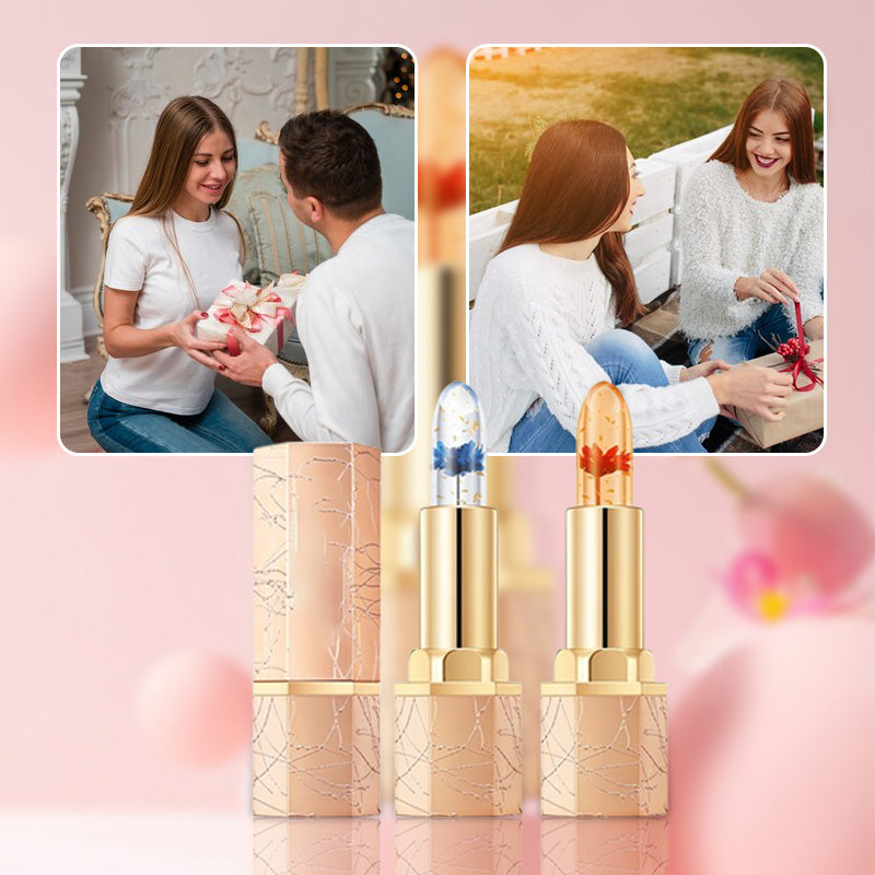 💝Buy 1 Get 1 Free! Crystal Flower Temp - Change Jelly Lipstick✨ | Thousand - Color Lip Magic