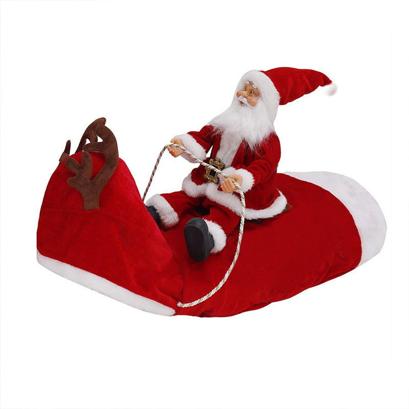 Santa Claus Riding Dog Costume for Christmas
