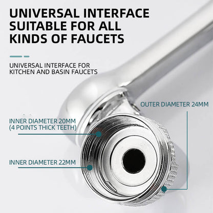 🥳2026 HOT SALE🥳💞50K+ SOLD!🔄 50% OFF! Multifunctional Universal Splash-proof Foaming Splash Filter Extension Faucet