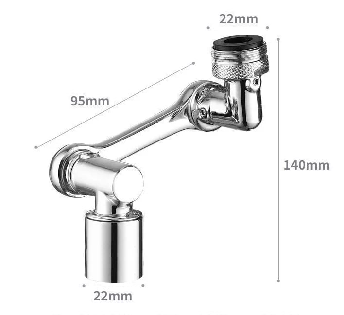 🥳2026 HOT SALE🥳💞50K+ SOLD!🔄 50% OFF! Multifunctional Universal Splash-proof Foaming Splash Filter Extension Faucet