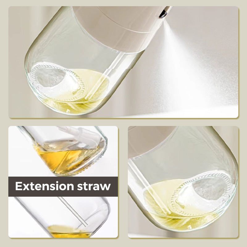Leak-Proof Glass Oil Bottle, Spray & Pour