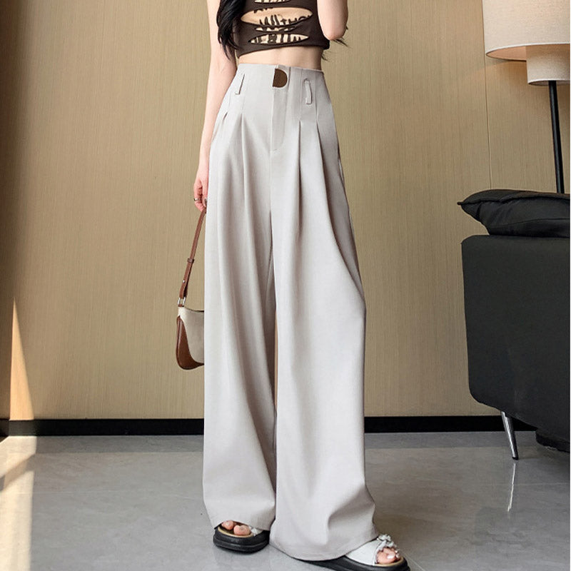 ✨Dressing trousers with a high waist and wide leg for women🌈