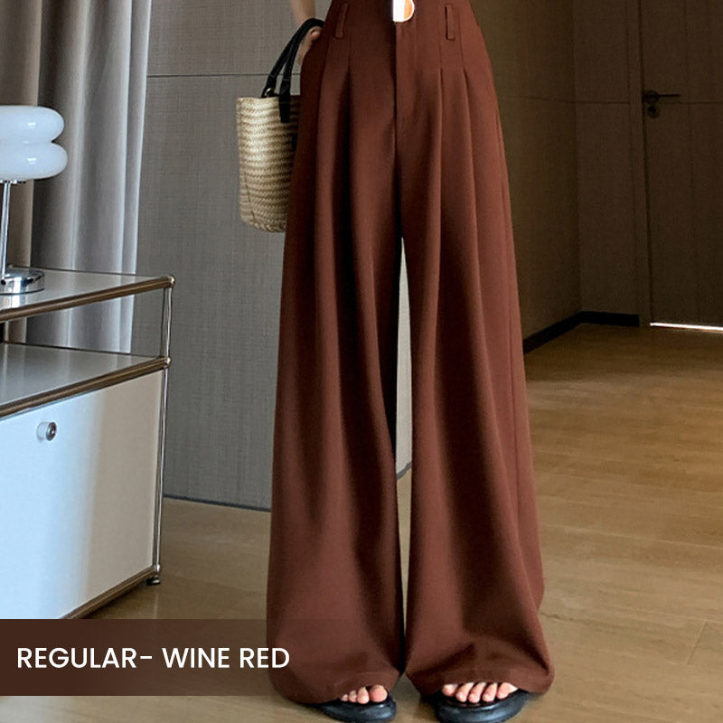 ✨Dressing trousers with a high waist and wide leg for women🌈