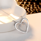 Stylish Double Heart Necklace
