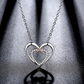Stylish Double Heart Necklace