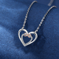 Stylish Double Heart Necklace