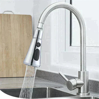 🔥Hot Sale 49% 0FF🔥360° Rotating High-Pressure Faucet + Adapter – Flexible, Powerful, and Water-Saving! 🚰