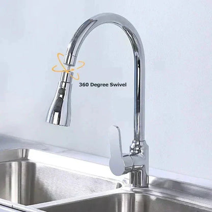 🔥Hot Sale 49% 0FF🔥360° Rotating High-Pressure Faucet + Adapter – Flexible, Powerful, and Water-Saving! 🚰