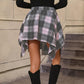 ✨ Flattering Movement | Women's High-Waist Plaid Pleated A-Line Skirt
