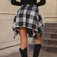 ✨ Flattering Movement | Women's High-Waist Plaid Pleated A-Line Skirt
