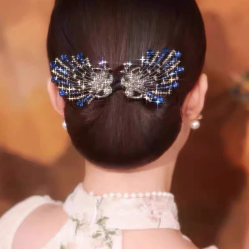 "Peacock Spread" Angel Wing Elegant Updo Maker