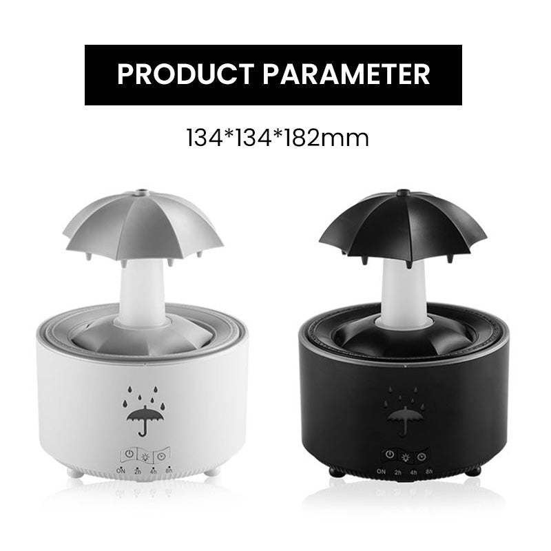 🌈💧7 Color Rotating Raindrop Aromatherapy Humidifier💧🌈Colorful Light Show  Fragrant Mist Creating a Dreamy Home Atmosphere