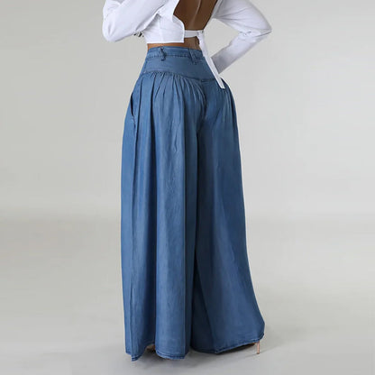 🌸NEW HOT SALE 49% OFF✨ Women's High-Waisted Wide-Leg Pants 💃