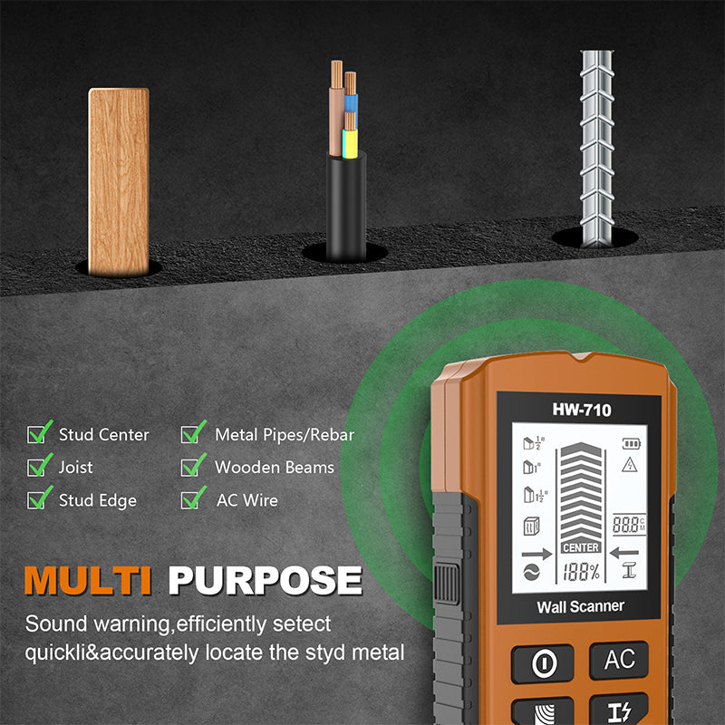 🎉 2025 New Product Offer – 49% OFF! 💯Multifunctional Handheld Metal & Wall Detector