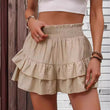 🌸NEW HOT SALE✨ Flowy & Flattering! 🌸 Stretch Waist Layered Short Skirt – A Must-Have! 💃