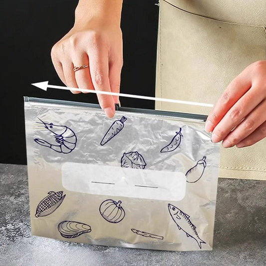 Reusable Aluminum Food Bags with Airtight Seal