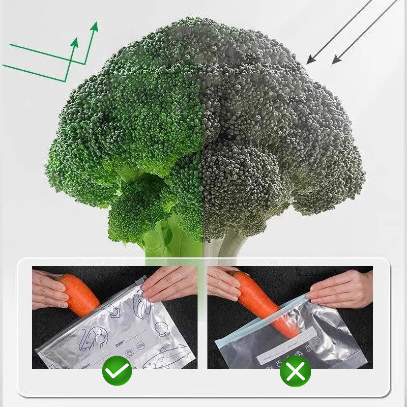 Reusable Aluminum Food Bags with Airtight Seal