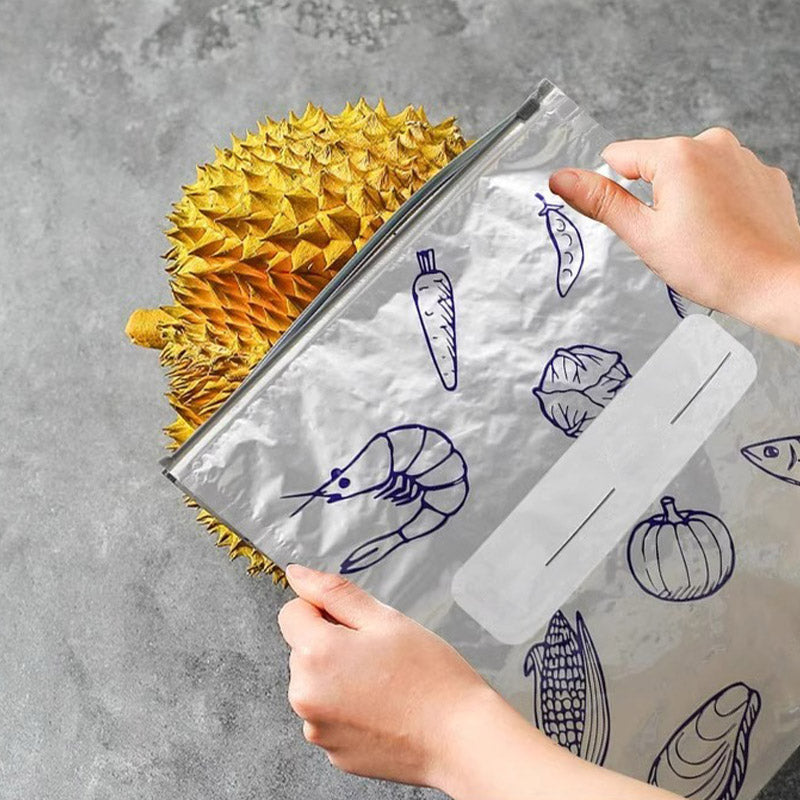 Reusable Aluminum Food Bags with Airtight Seal
