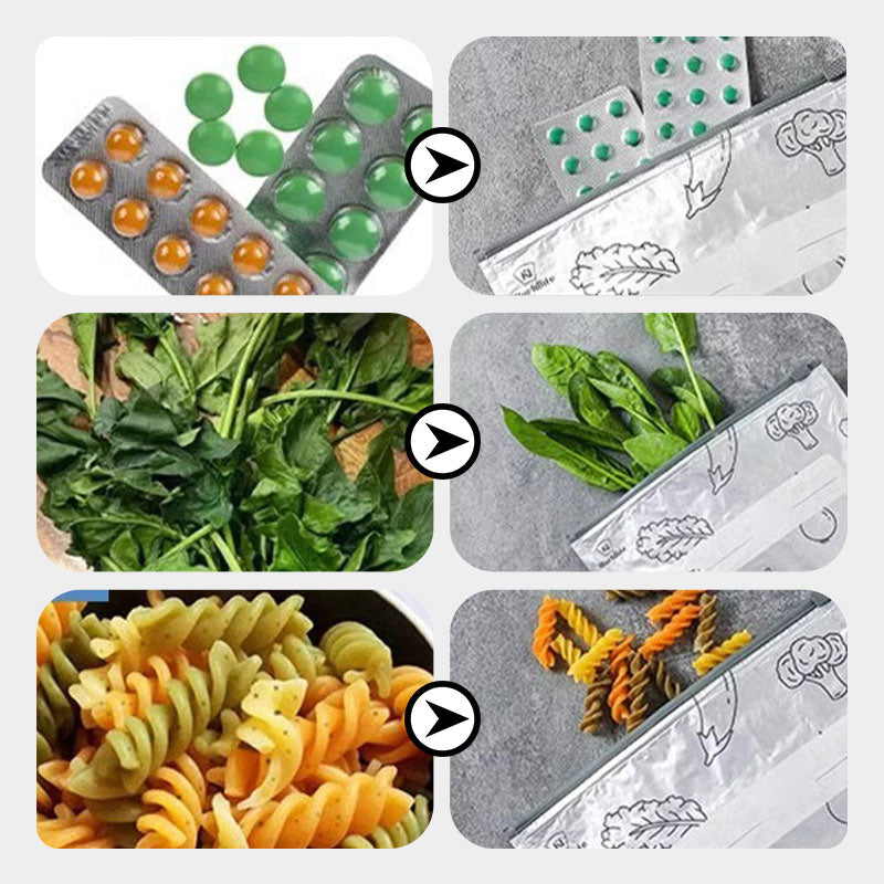 Reusable Aluminum Food Bags with Airtight Seal