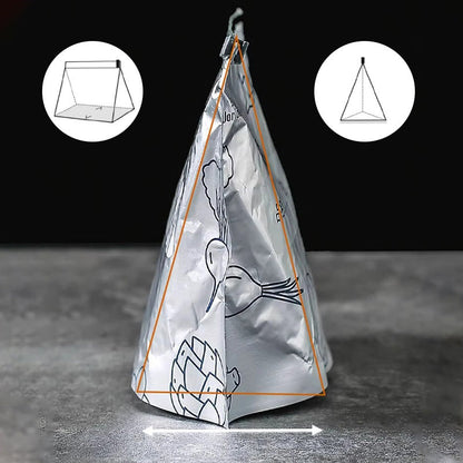 Reusable Aluminum Food Bags with Airtight Seal