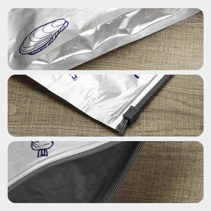 Reusable Aluminum Food Bags with Airtight Seal