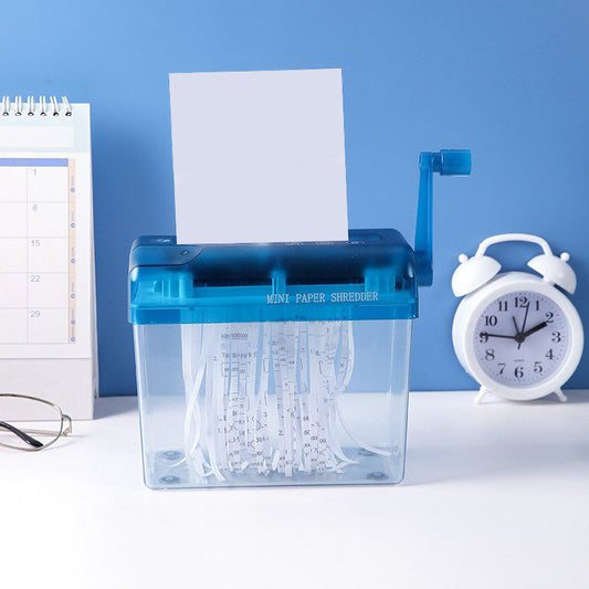 ✂️Mini Hand Crank Paper Document Shredder