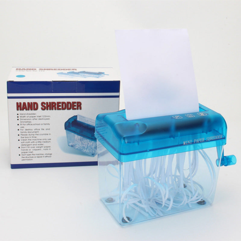 ✂️Mini Hand Crank Paper Document Shredder