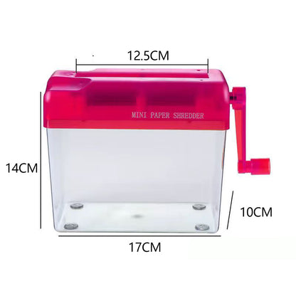 ✂️Mini Hand Crank Paper Document Shredder