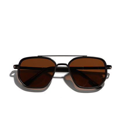 ✨Hot Sale 49% Off🥰Geometric Double-Beam Polarized Sunglasses – Bold Style, Ultimate Clarity! 🕶️