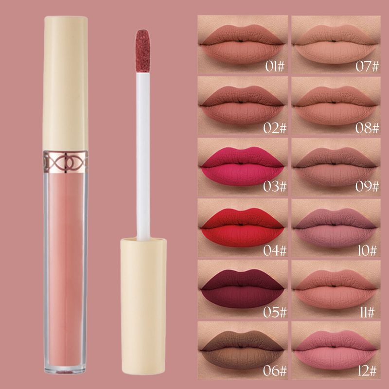 💃Buy One Get One Free💃12 Colors Velvet Matte Liquid Lipstick