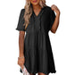🔥2026 Summer Hot Sale 50% OFF🌈Women's V Neck Ruffle Casual A-Line Flowy Swing Shift Dress