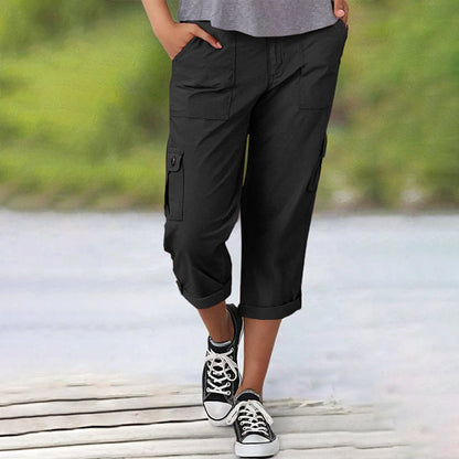 ⏰🔥LIMITED TIME 50% OFF! 🩳 Women’s High-Elasticity Multi-Pocket Casual Shorts – Comfortable, Functional & Perfect for Summer 🌞✨
