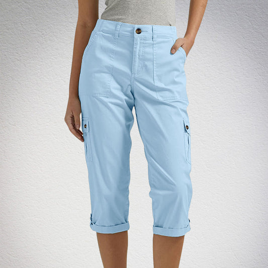⏰🔥LIMITED TIME 50% OFF! 🩳 Women’s High-Elasticity Multi-Pocket Casual Shorts – Comfortable, Functional & Perfect for Summer 🌞✨